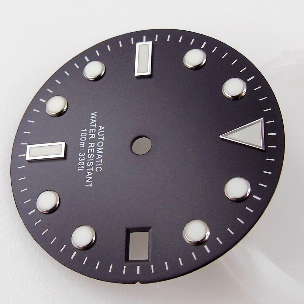 28.5mm Watch Dial For NH35/ETA 2824/Miyota 8215/DG 2813/ST 1612 Black/White/Blue