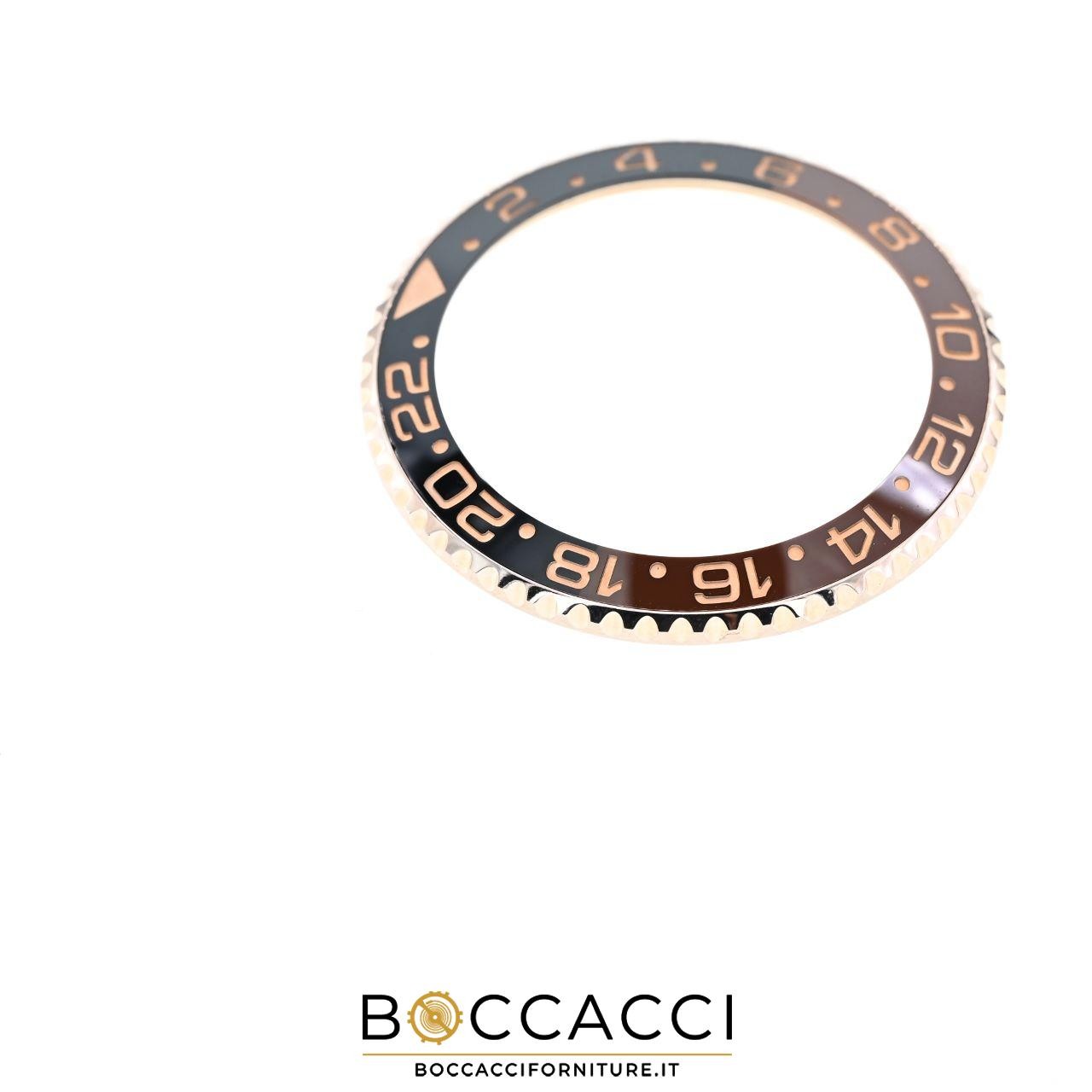 ROLEX Complete Rose Gold Bezel for Gmt-Master 2 Rootbeer 126715 (New) (EXCELL…