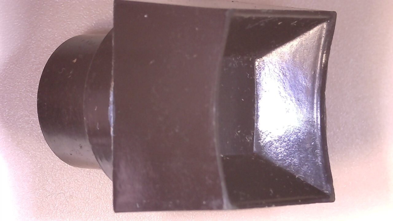 Robur Block 17 X 20 Mm Glass Bend Installation 2 Sides In Bakelite