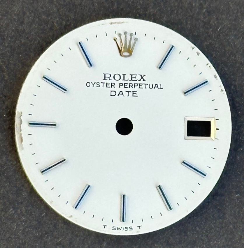 Vintage Rolex Oyster Perpertual Date Watch Dial For 26mm Case 6517 6519 6917