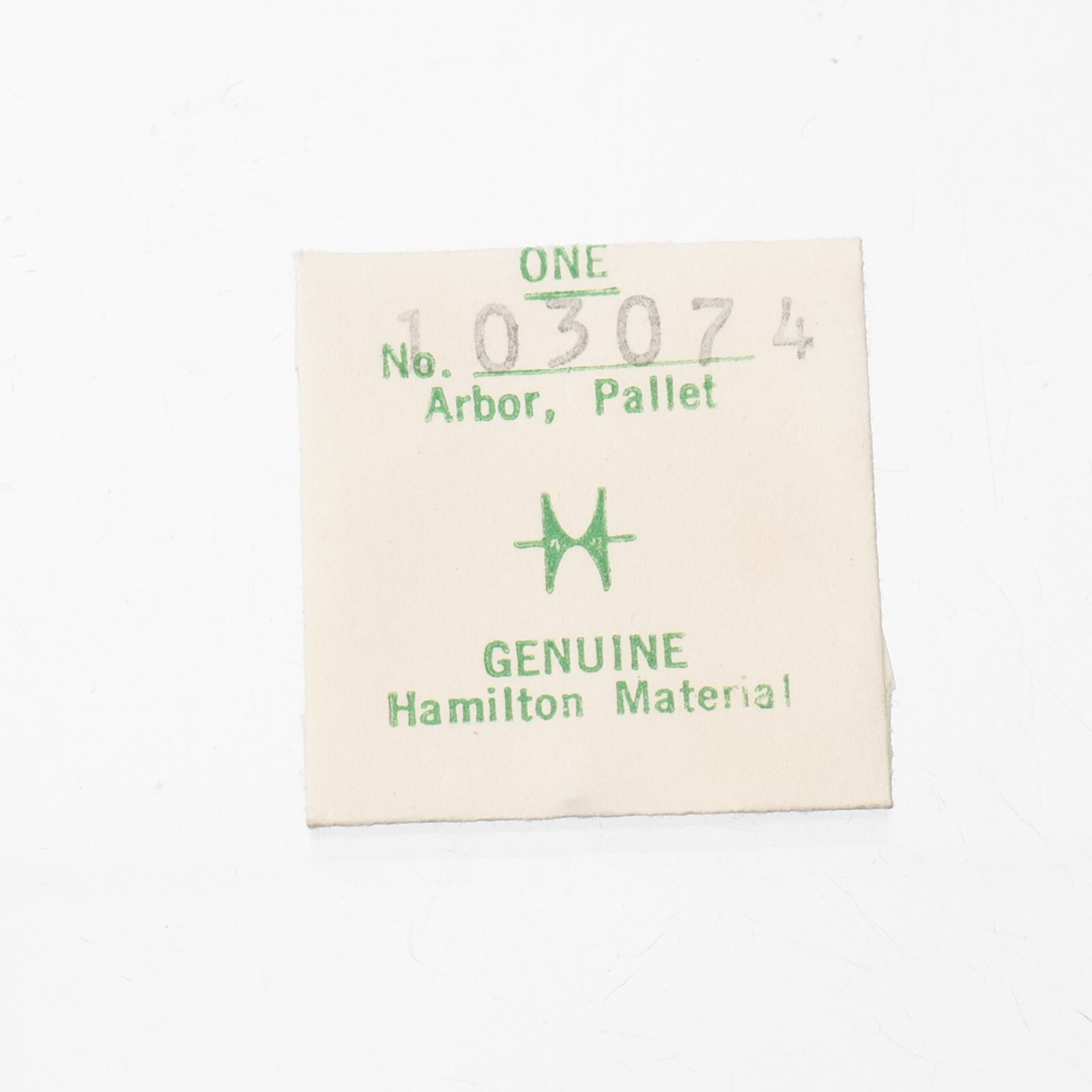 Hamilton 103074 Pallet Arbor Watch Part For Grade 922 Watch New NOS (H15)