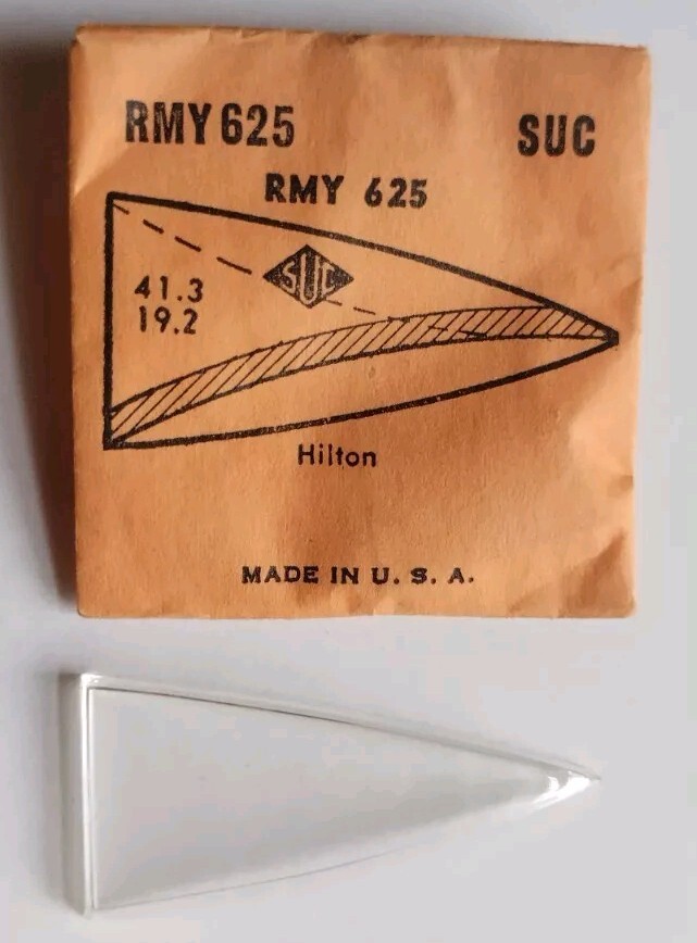 Wristwatch Crystal for Hilton # RMY 625 by Rocket Cylinder USA