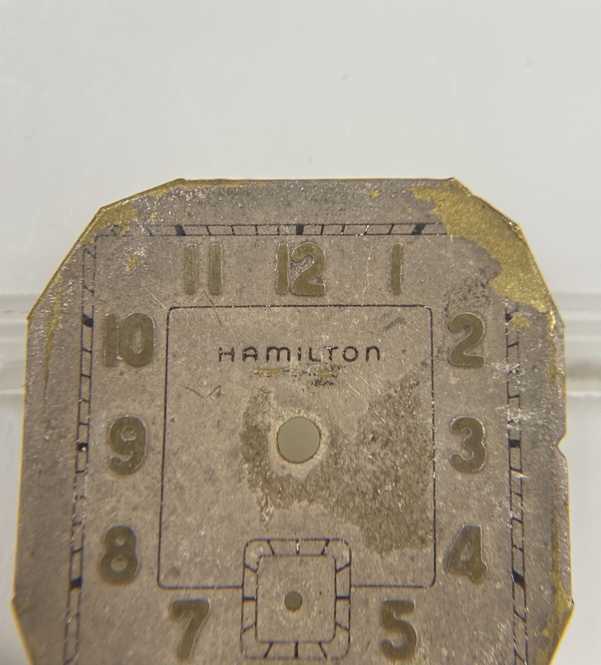 Original Vintage Hamilton Caliber 987F Dial