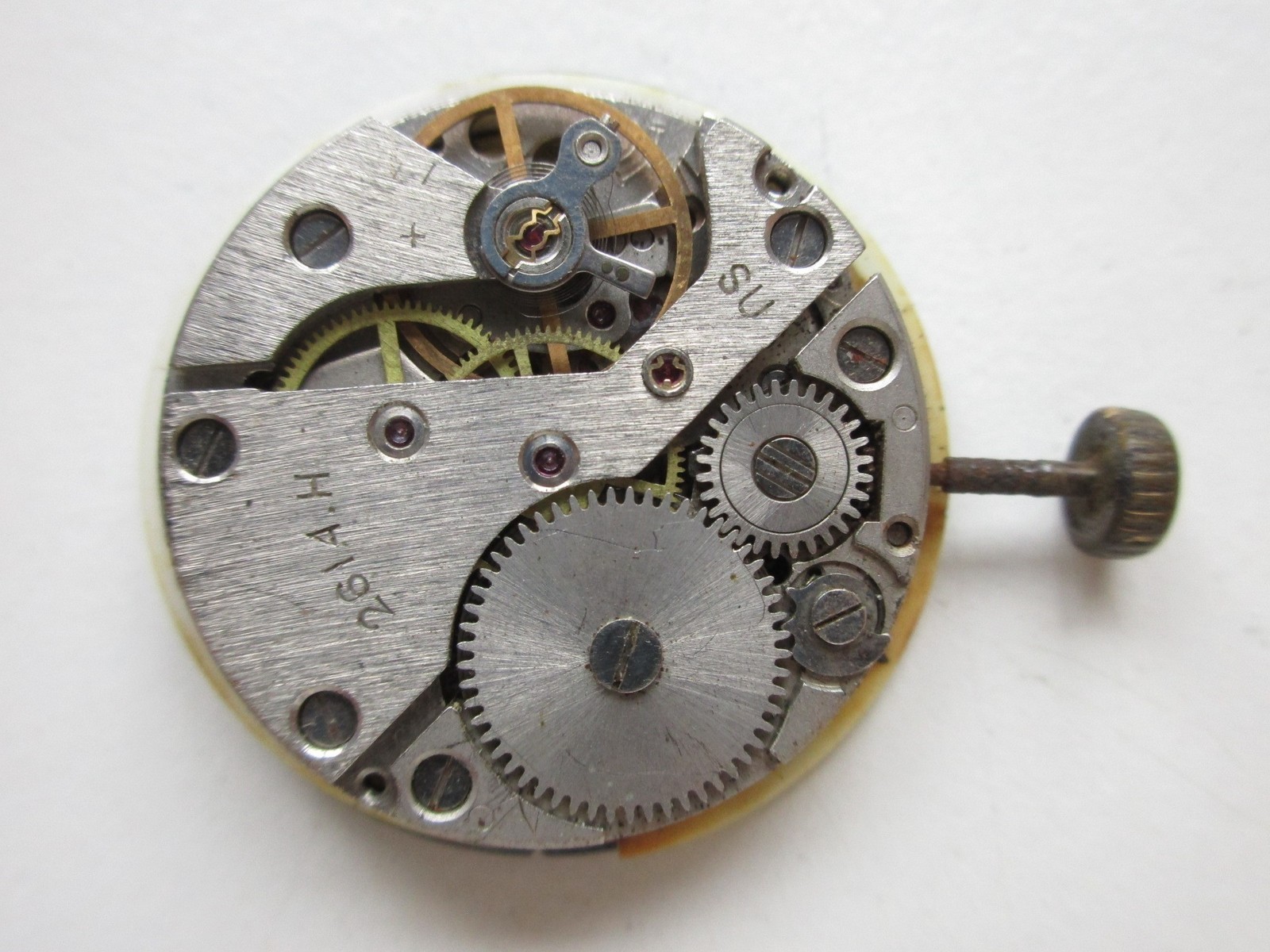Russian watch movement cal. 2614H – running – date at 6