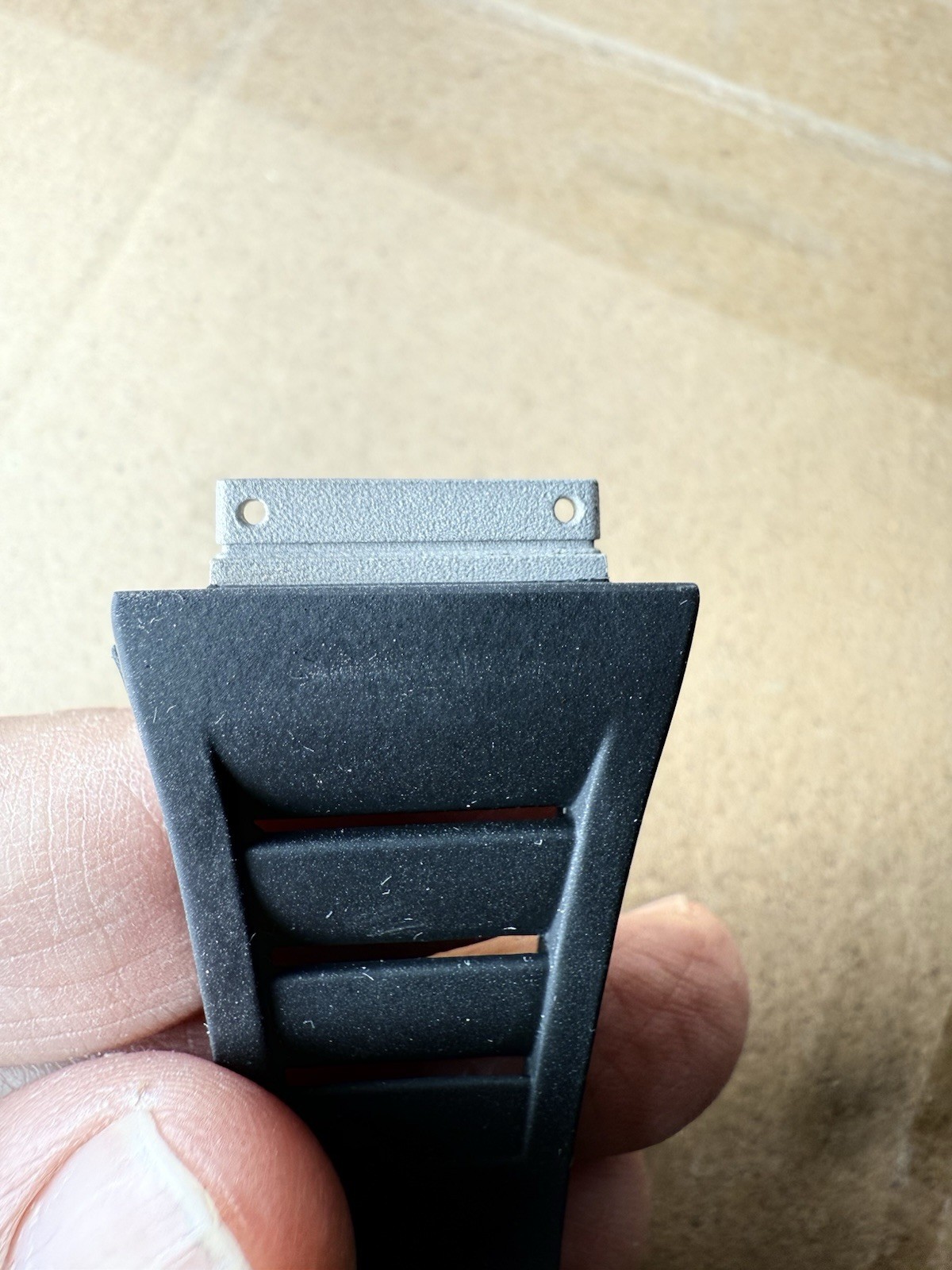 Authentic Vagenari Rubber Strap for Richard Mille RM011M Red Black Hkl150