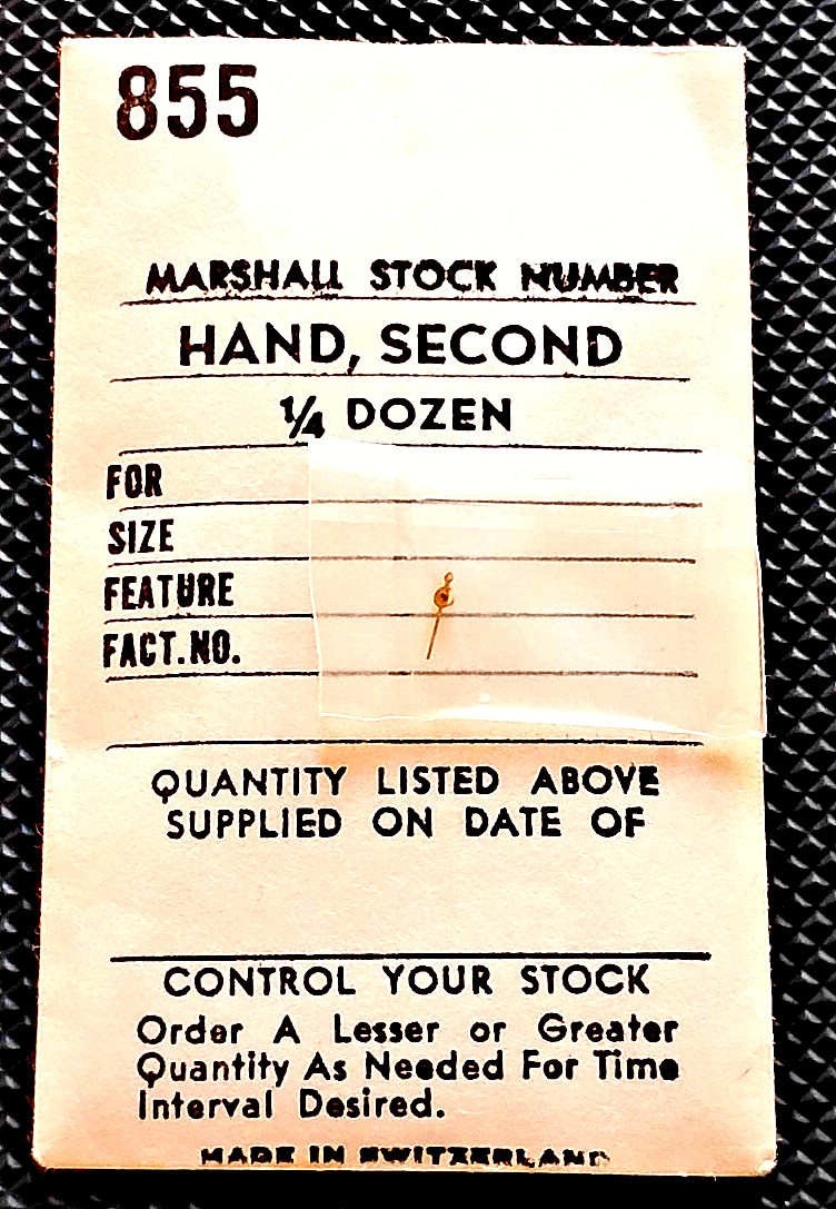 Watch Sub Second Hand 4mm for 8/0 – 12/0 Size “1” each Gold