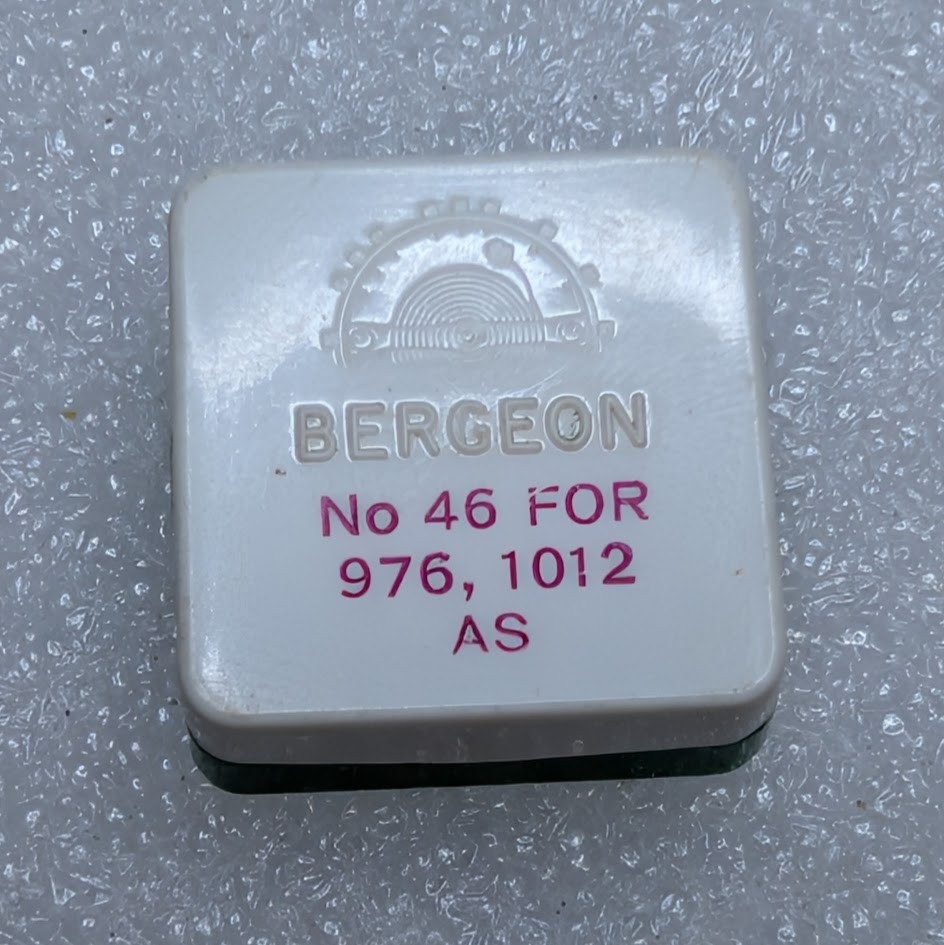 NOS Bergeon No 46 Balance Hairspring AS 976 1012 Inca Watch Part