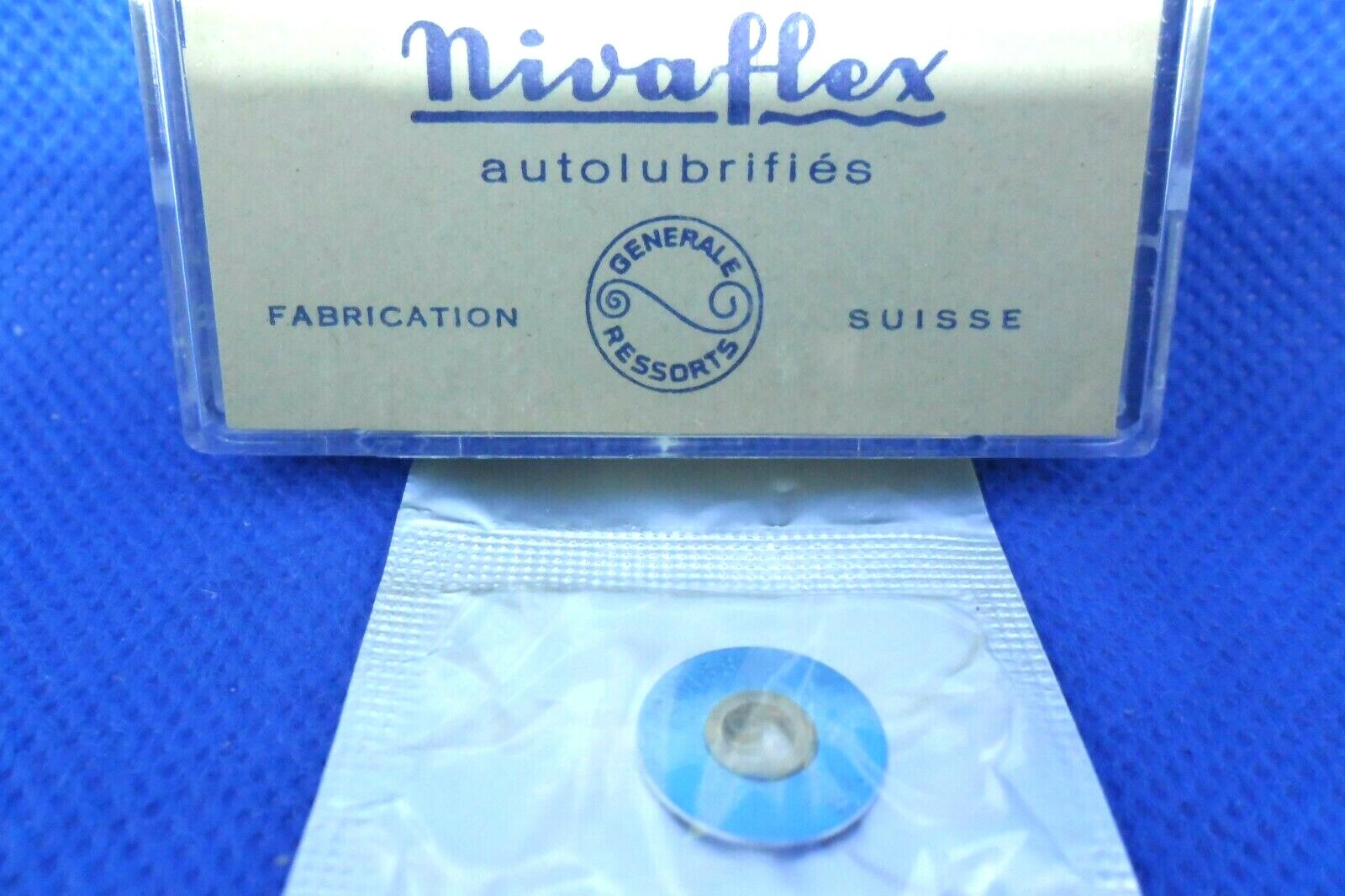 VINTAGE Ressort Barillet Mainspring Aufzugfeder 2140 NIVAFLEX 0,80x.065x160x5,5