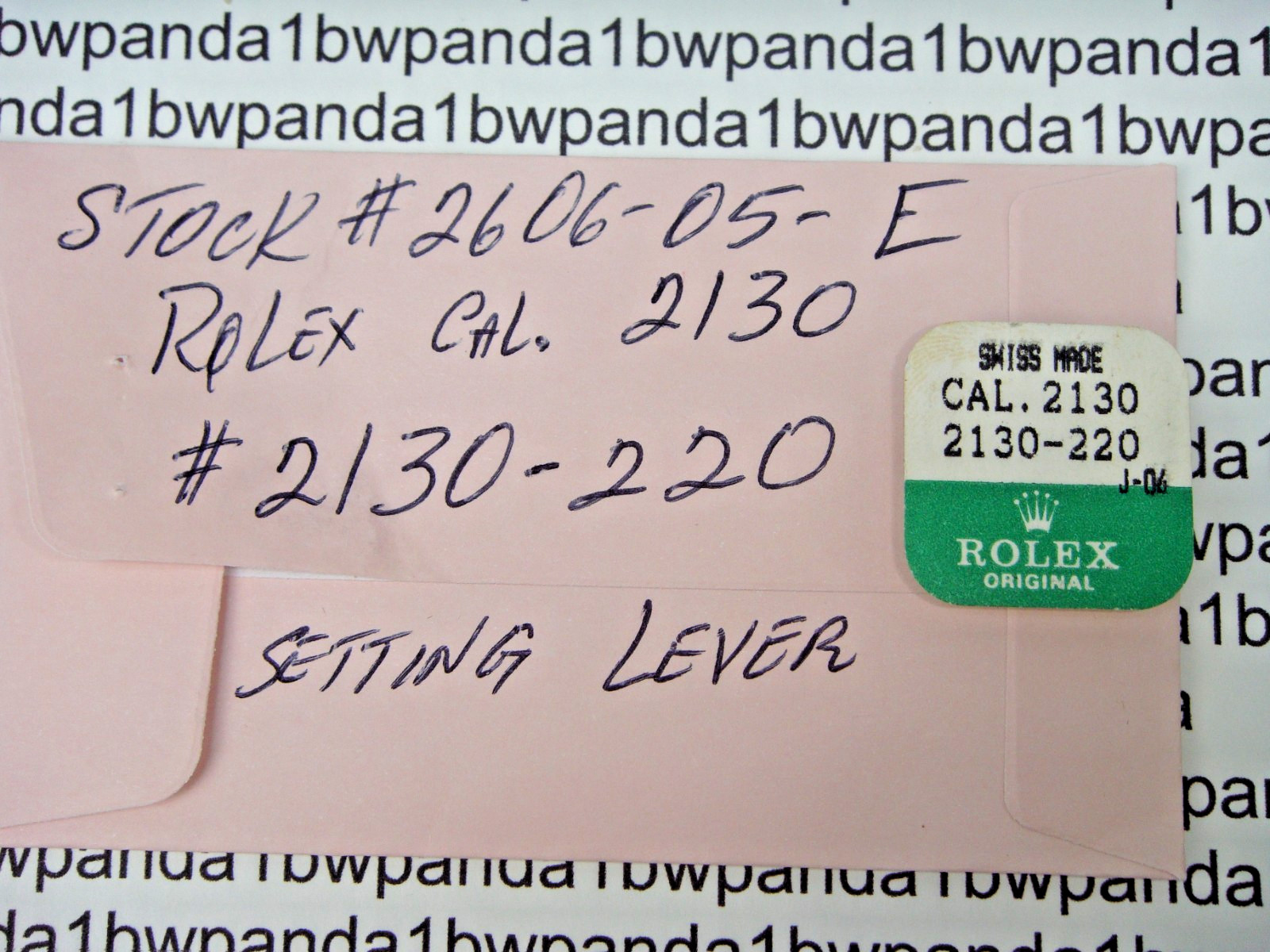 OEM Rolex 2130-220 Setting Lever Calibers 2130 & 2135 NOS==New Factory Sealed