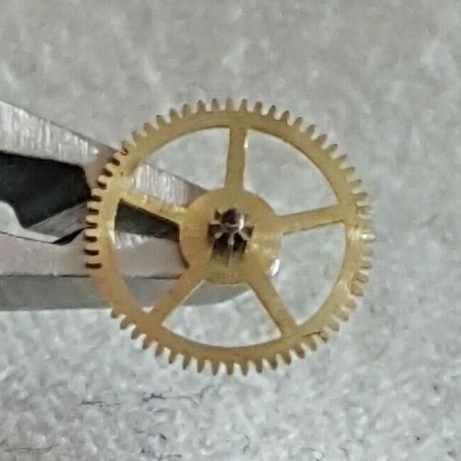Bulova Caliber 10BCC Part Number 6B (Sweep Second 4th Wheel and Pinion)