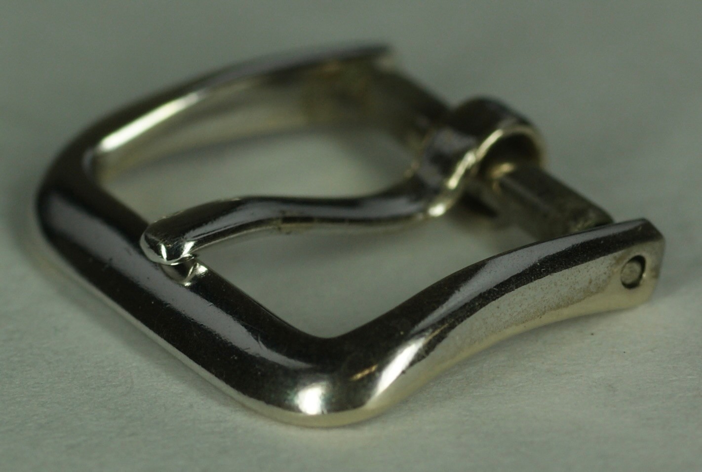 LONGINES Rare 14K White Gold Vintage 12/14mm Watch Buckle Tang Strap End Part