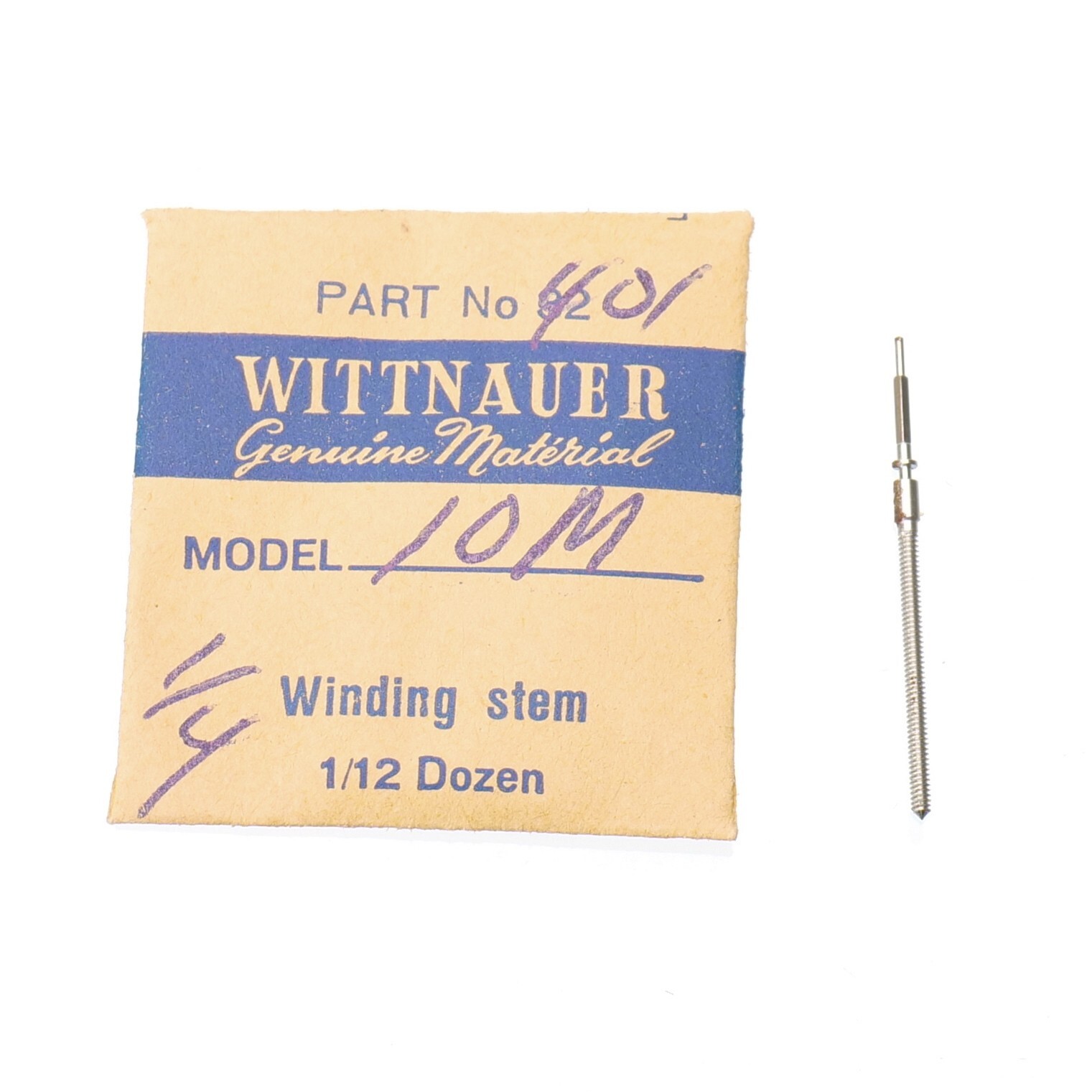 Wittnauer 10M Watch Winding Stem Part #401 New Old Stock Watchmaker (C7D15)