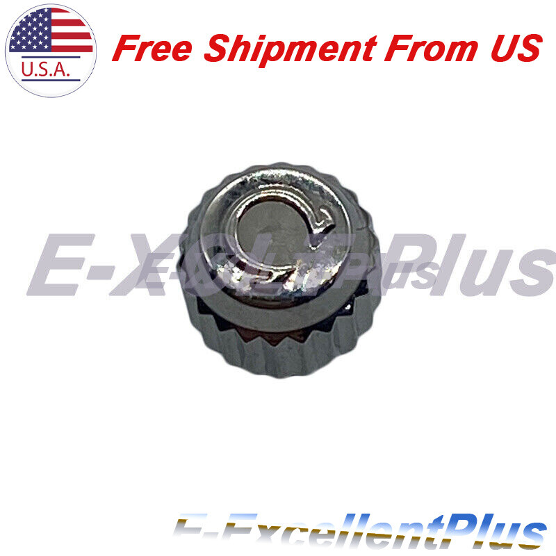 5.5mm Watch Crown Replace For Omega Seamaster 300 Repair Parts Silver Stainless