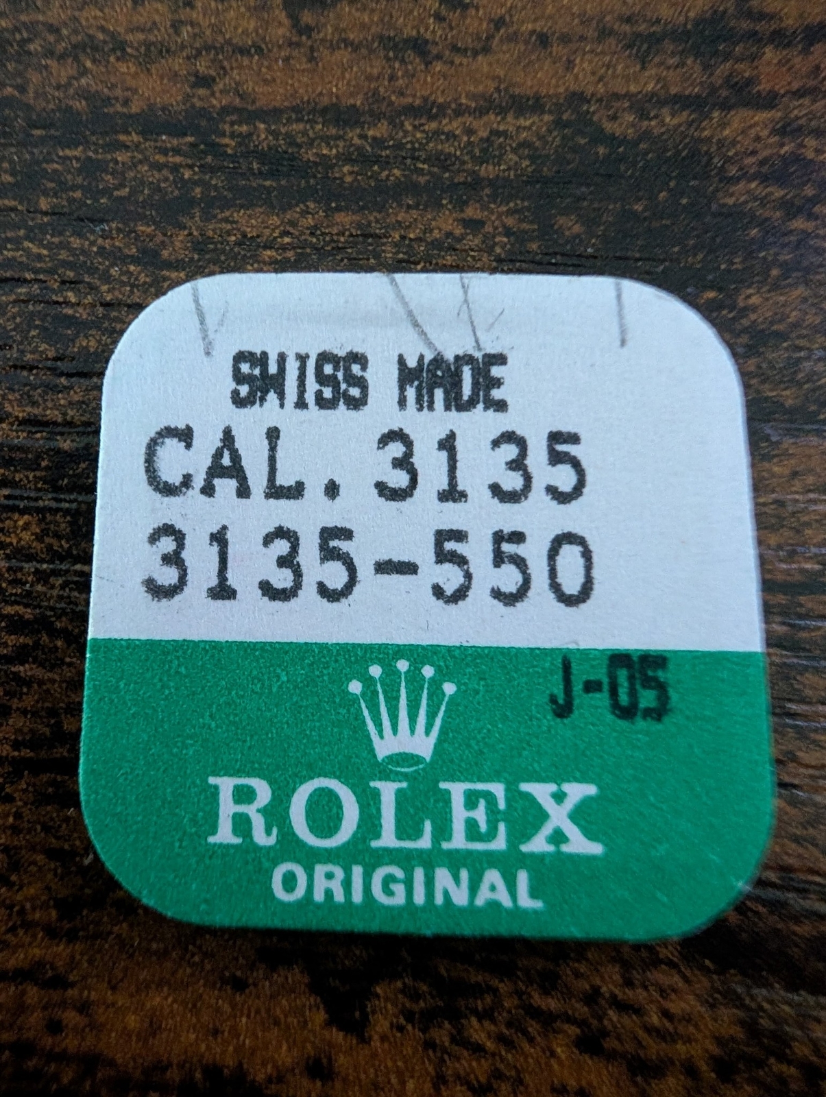 ROLEX-PINION FOR OSCILLATING WEIGHT-FACTORY SEALED-CAL 3135 PART 3135-550