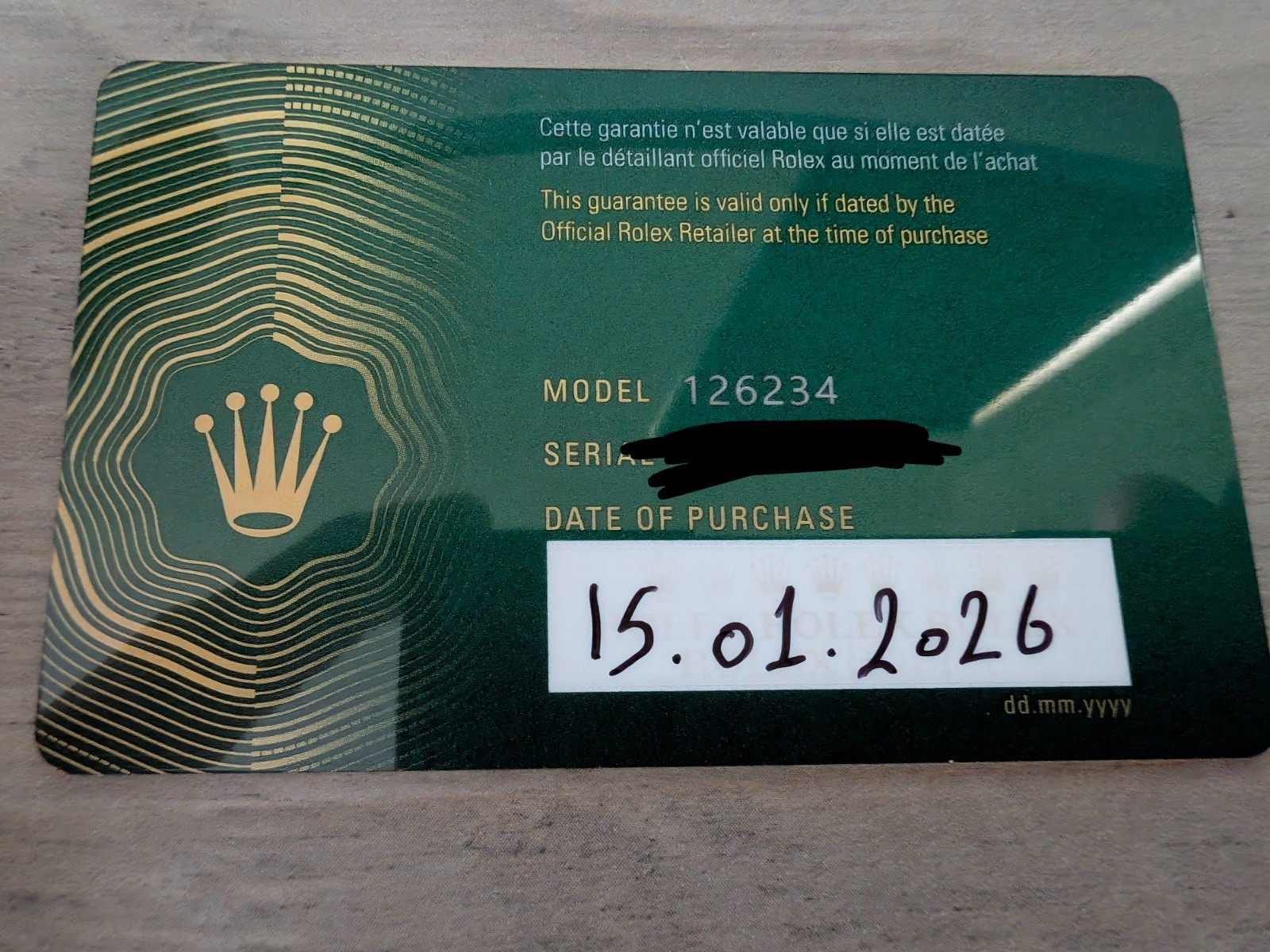 Authentic 2026 New Style ROLEX Datejust 36mm Jubilee Link 126234 *Mint