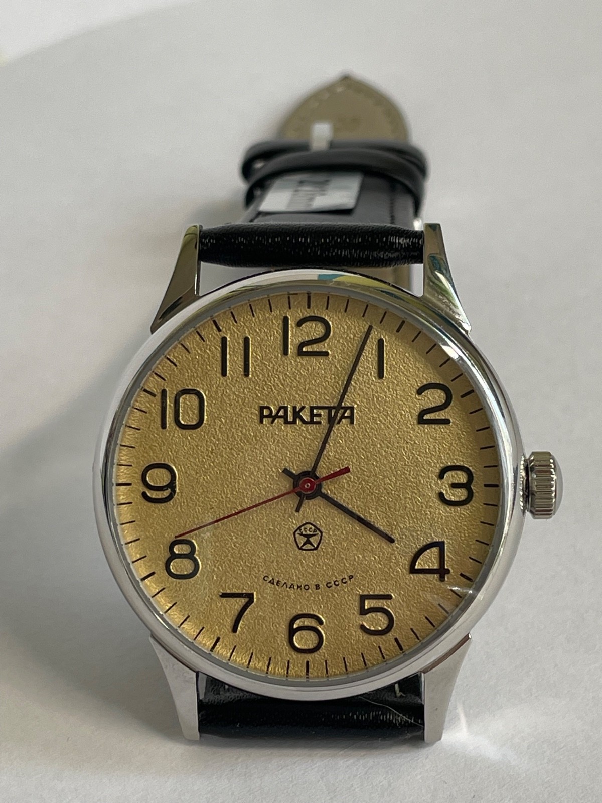 RAKETA 2609 HA mechanism USSR case steel MANS WRISTWATCH NEW marriage