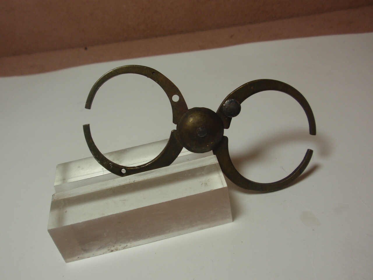 Antique~ BRASS Swiss Balance Truing .Poising Caliper *Watchmaker Tool #HMS -64