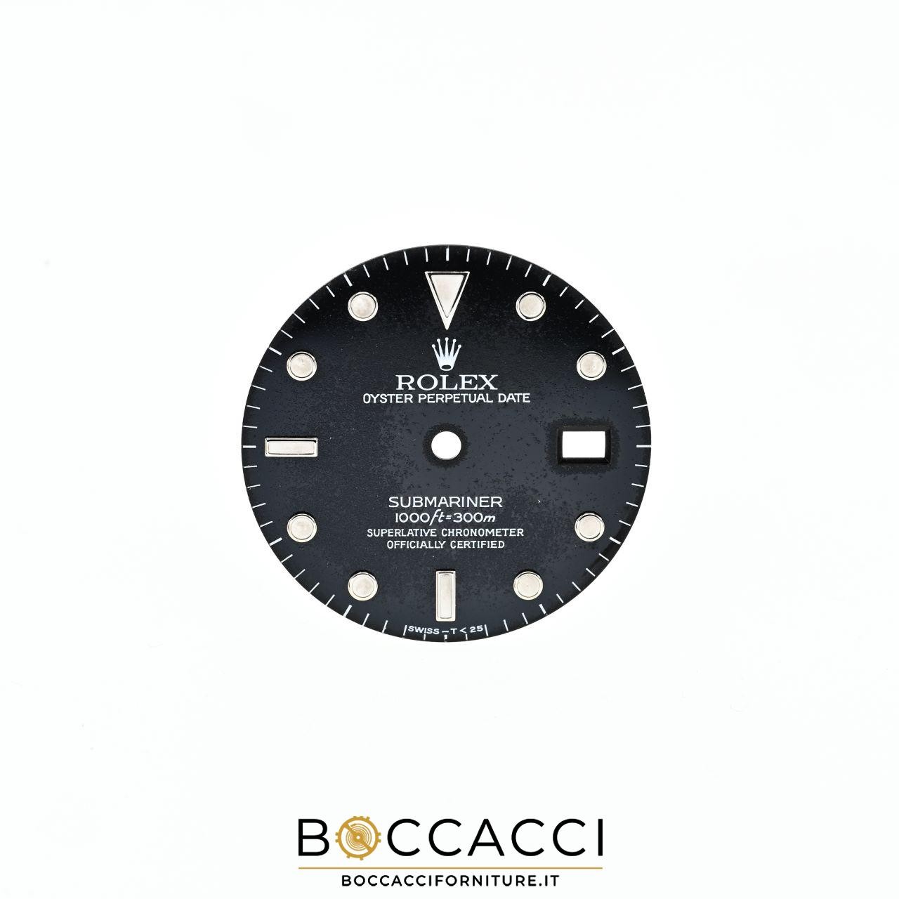 ROLEX Black Dial OYSTER Perpetual Date Submariner ’’Swiss T – 25’’ Ref 16610 C…