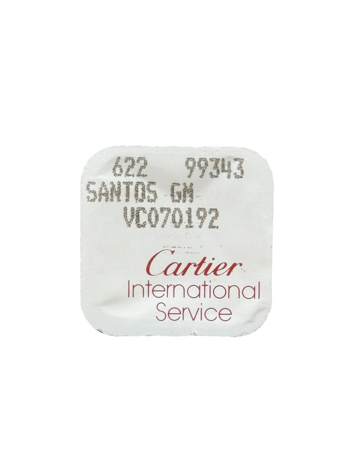 Genuine Cartier 35mm Santos 2423 Watch Crown VC070192 – NEW