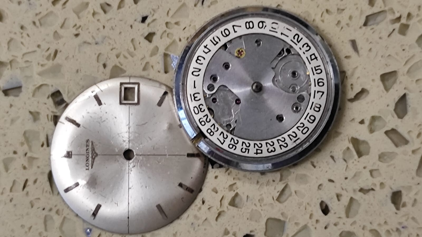 1966 Longines Dress Watch Ref. 7629 3 Stainless Steel Cal 721 Not work parts
