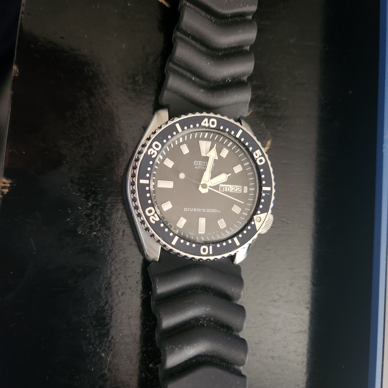 SEIKO 200M,21J 7S26 0020 SKX399 ORIGINAL AUTO MENS 42MM DIVER WATCH