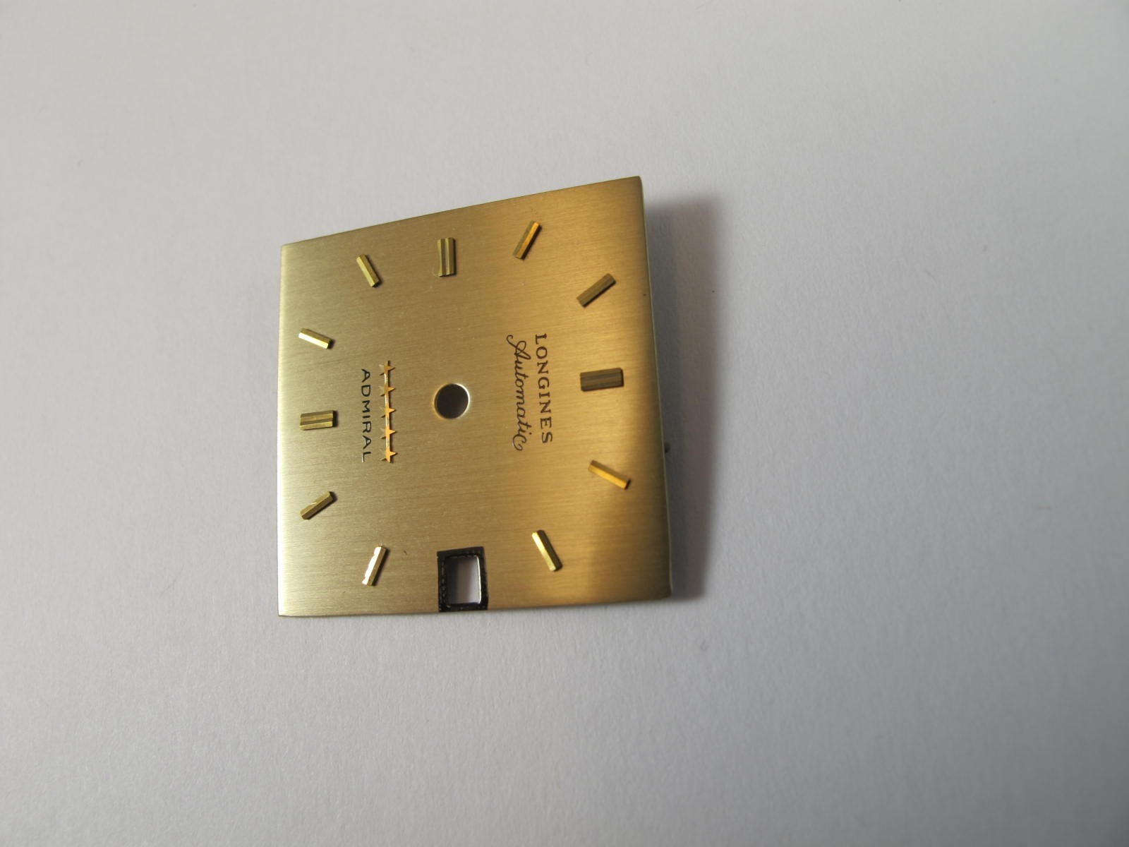 LONGINES AUTOMATIC 5 STAR ADMIRAL DIAL SQUARE FOR CALIBER 890