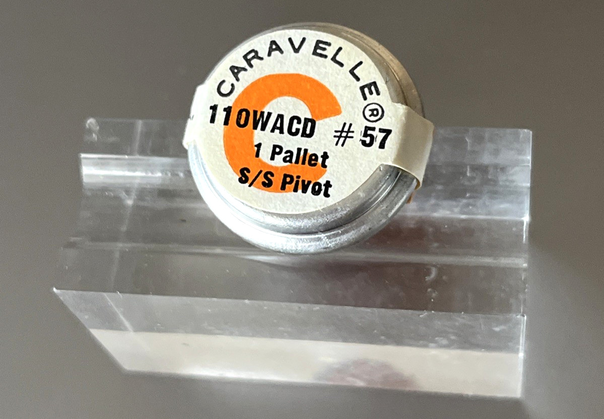 Bulova Caravelle Watch Movement Part 57 PALLET S/S PIVOT Cal. 11OWACD Sealed