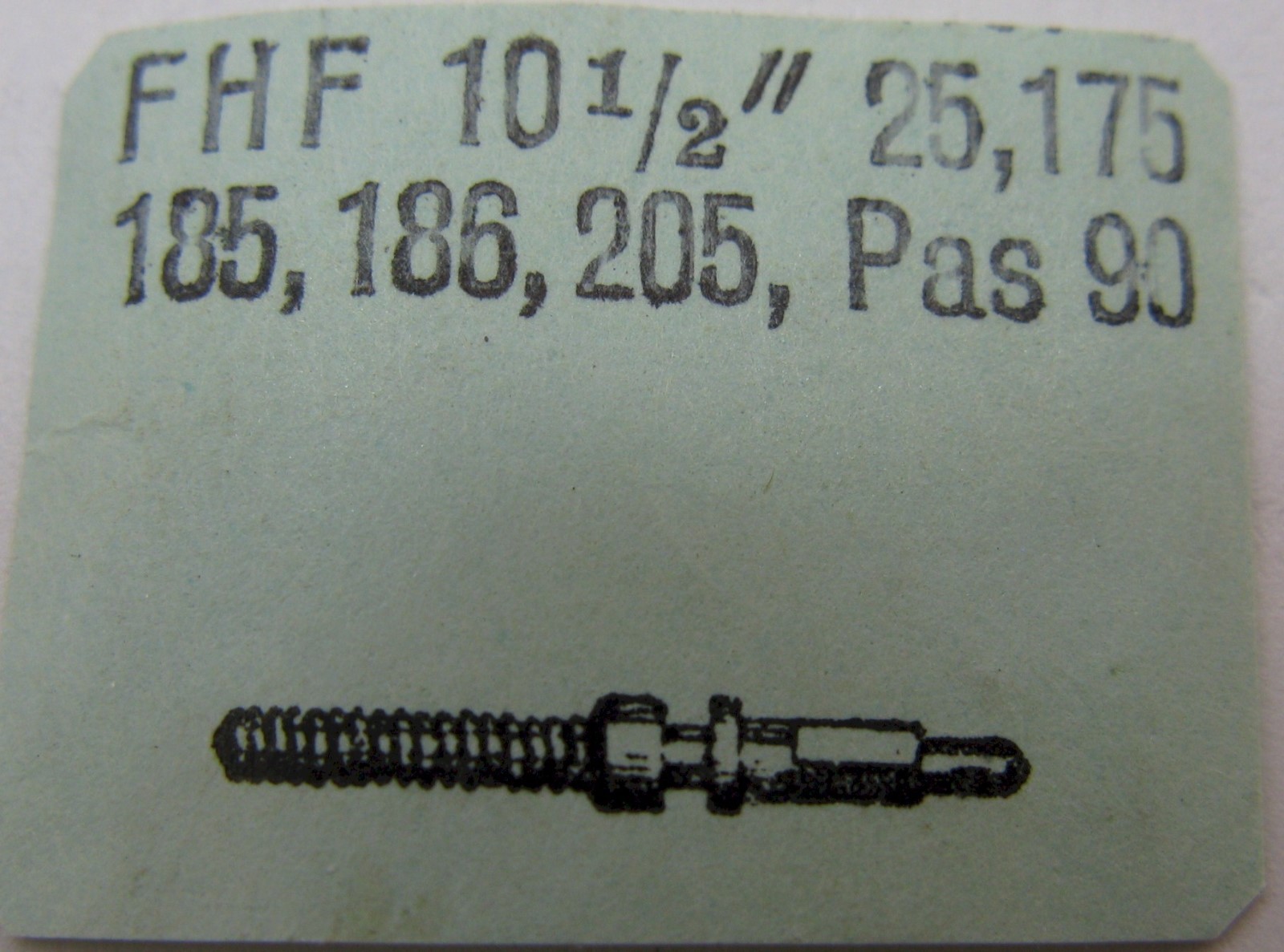 FHF 25 175 185 186 205 + … watch parts winding stem #401