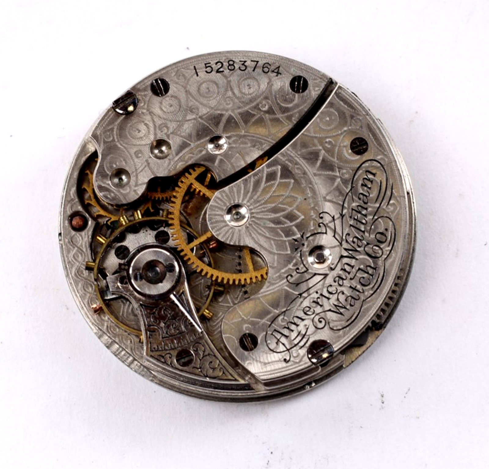 Waltham Pocket Watch Seaside Hunt Movement 0 Size 7Jewel-GS-151