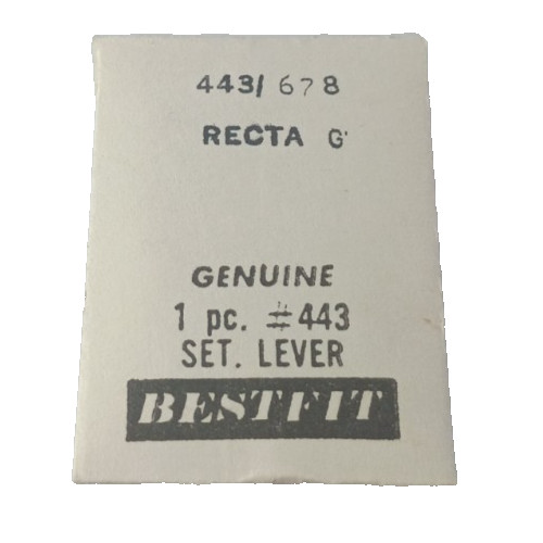Recta G Set Lever watch part #443/678