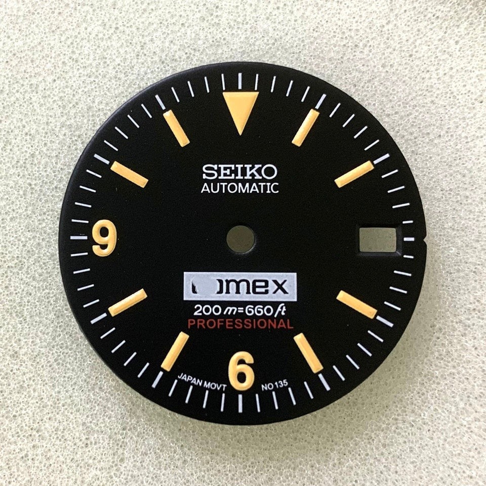 28.5mm Retro Watch Dial Green Luminous for Nh36 Nh35 Movement Watch Accessories