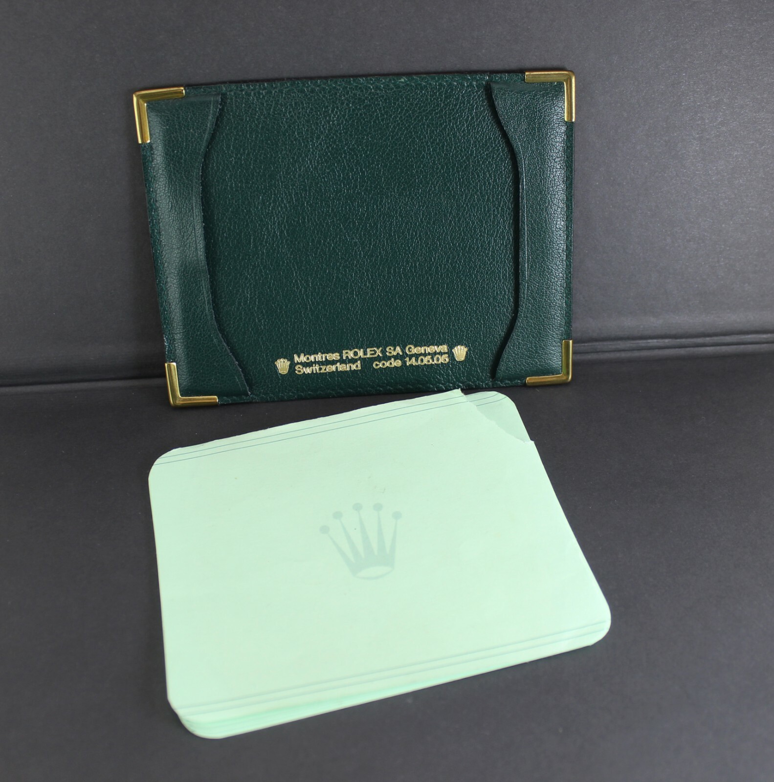 Original Rolex Oyster Booklet and Card – Note Holder Wallet Set