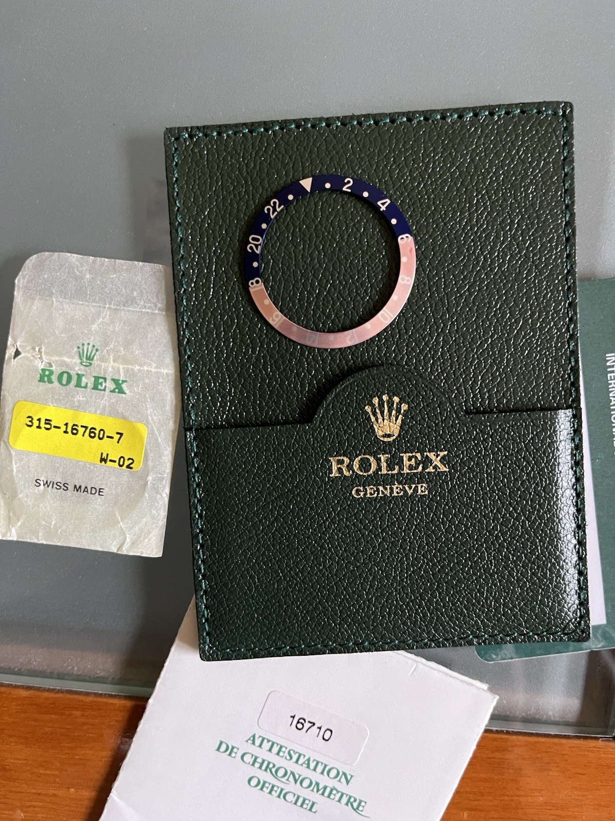 Rolex Original GMT Master II Pepsi bezel