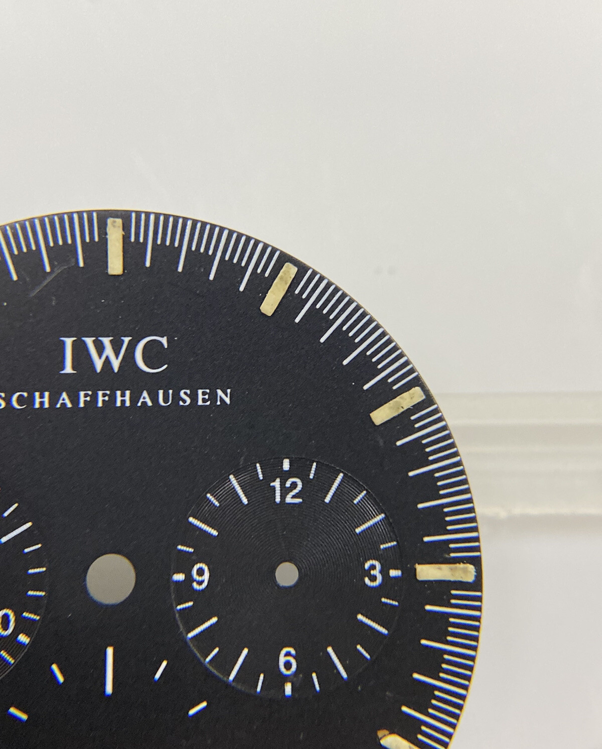 Original IWC GST SCHAFFHAUSEN Chronograph IW372701 Black 27mm Dial