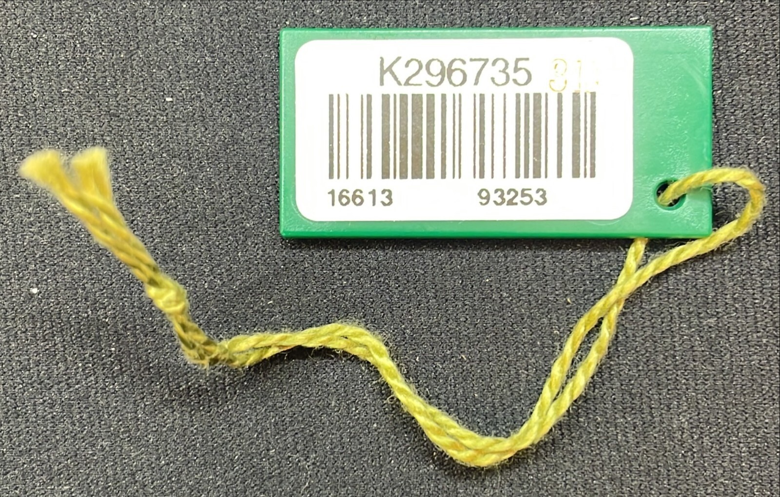 ORIGINAL Rolex Submariner 16613 Green Oyster SwimPruf Hang Tag for K# Watch!