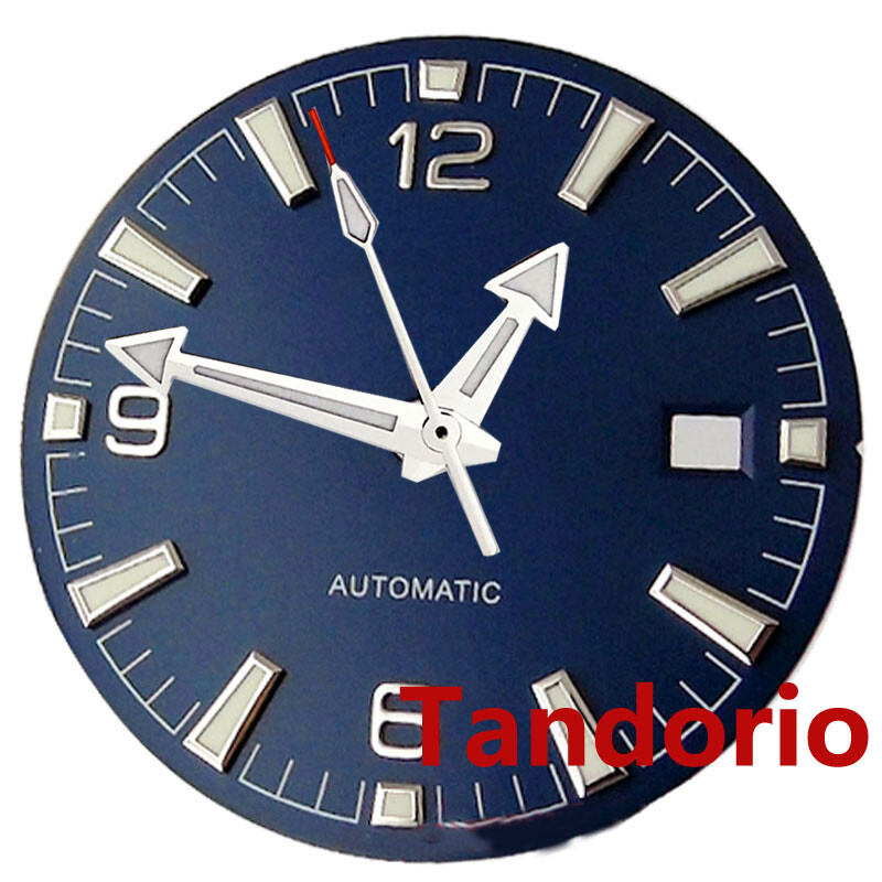 31mm Black Dial Face Fit NH35A NH36 Miyota8215 ETA2824 PT5000 Automatic Movement