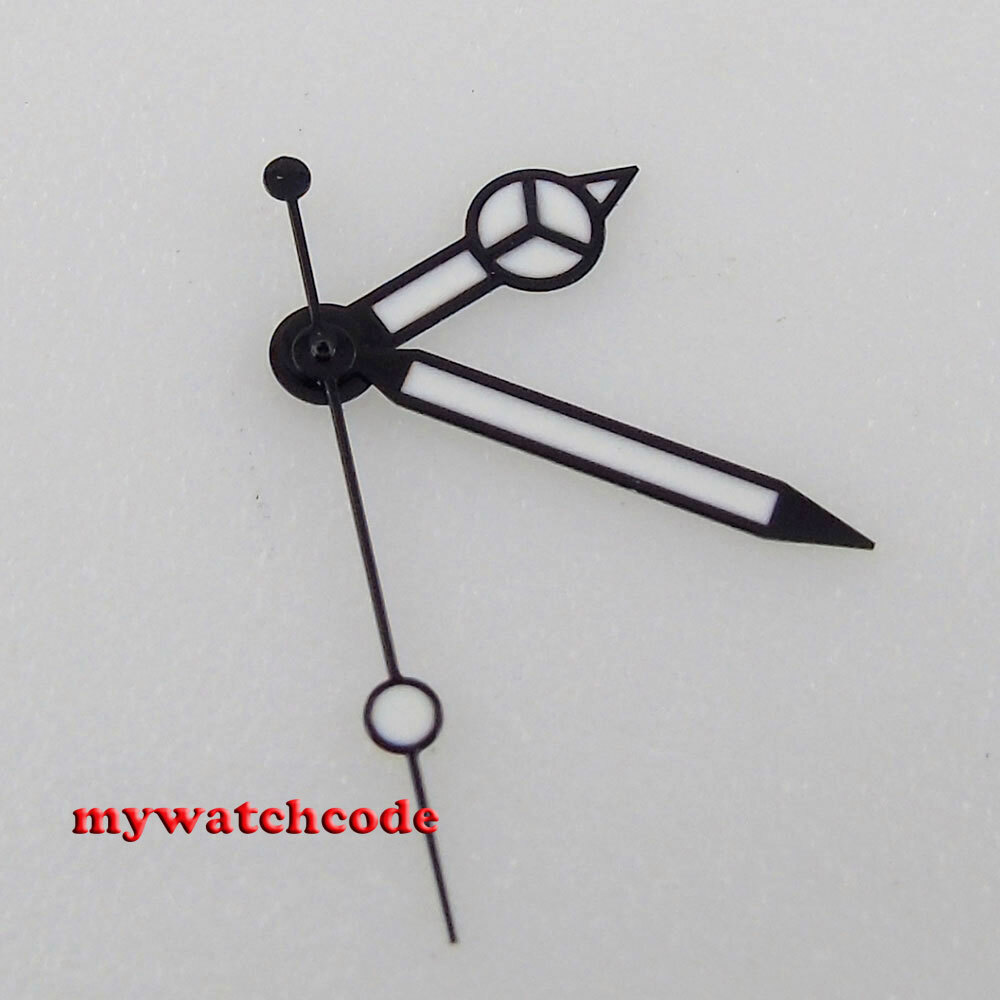 Orange GMT Black Edge White Watch Hands For Japan NH34A NH35A Nh36A mingzhu 3804