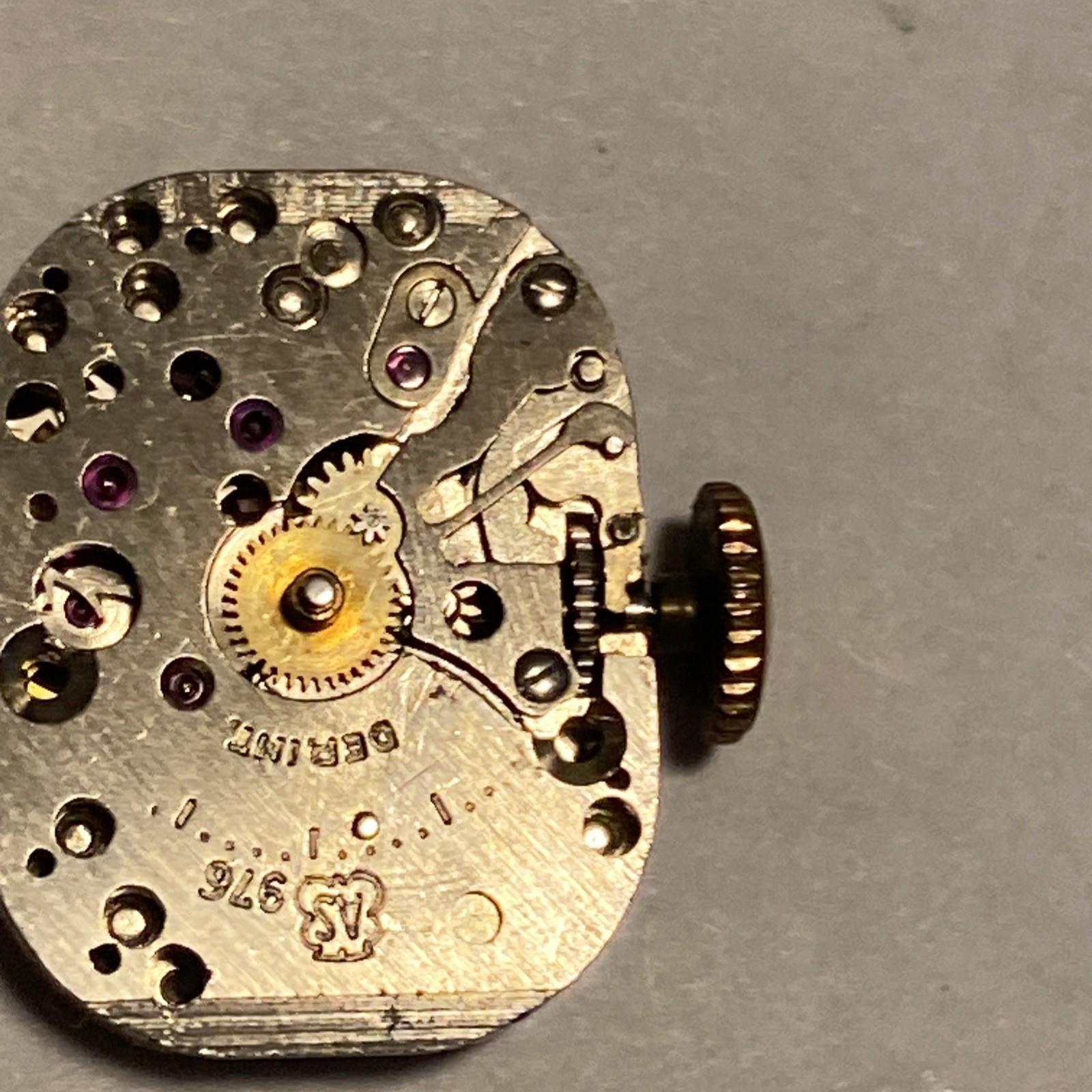 A.Nicolet Movement 17 Jewel Parts/Repair AS 976 3/48 Mod. 40