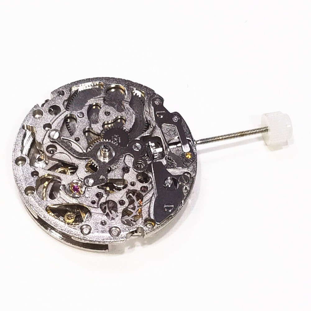 3-Hand Skeleton Automatic Mechanical Watch Movement 21 Jewels For Miyota 8N24