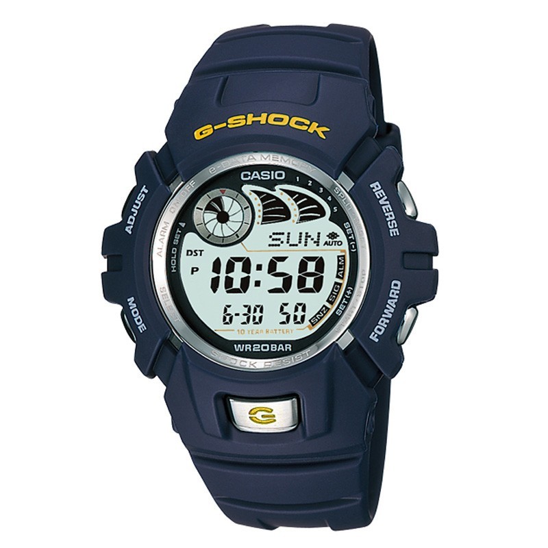 Genuine Casio G-Shock G-2900 G-2900F-2 watch bezel resin rubber navy dark blue