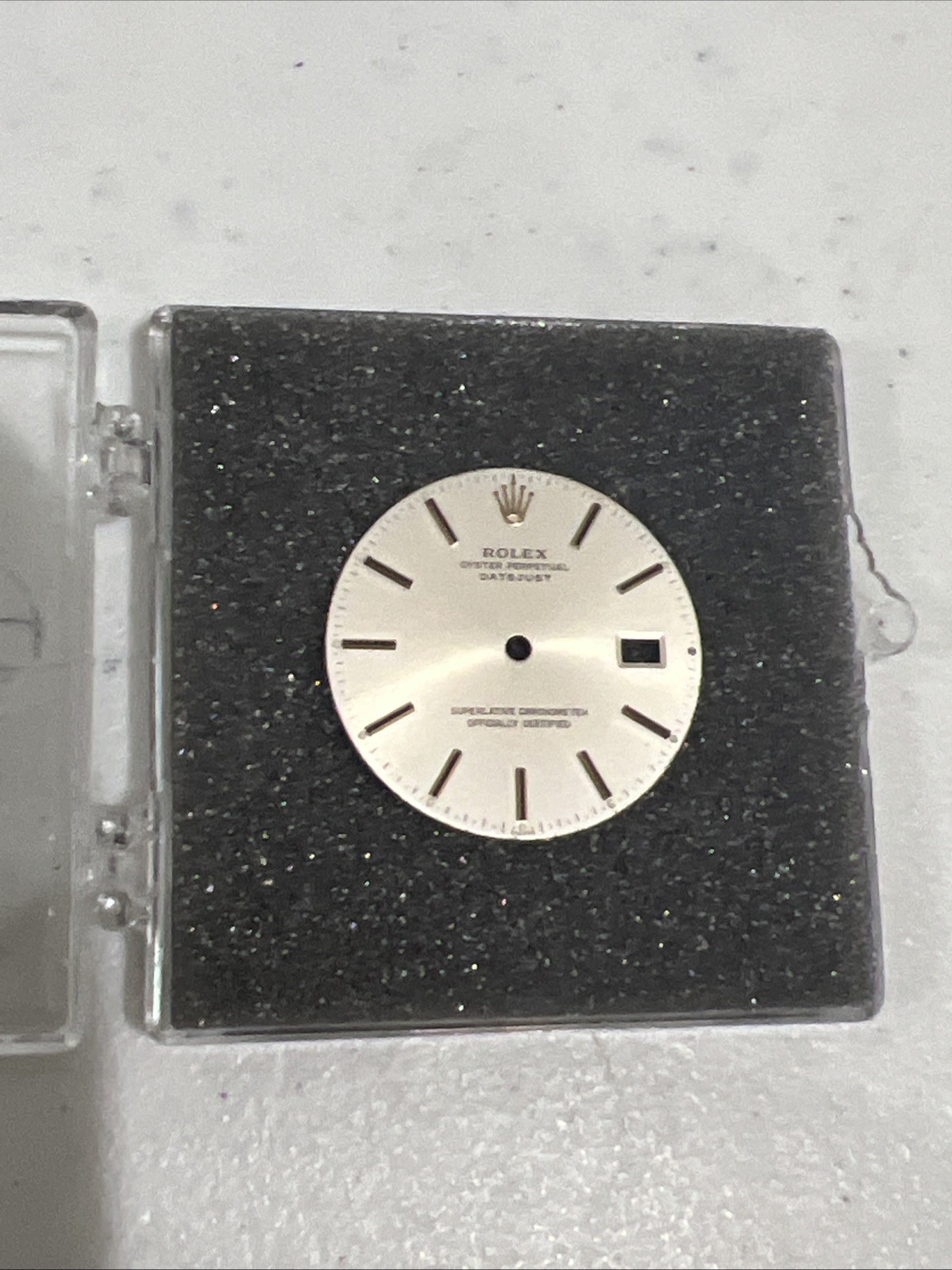 Rolex Dial For Datejust 36mm Silver With Gold/Black Markers Authentic Original