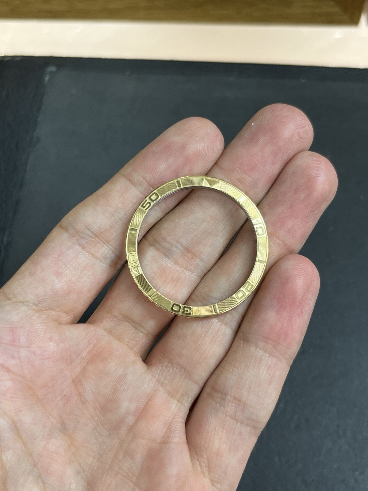 Rolex Thunderbird Turn-O-Graph 18K Yellow Gold Bezel Ref 16250/16253