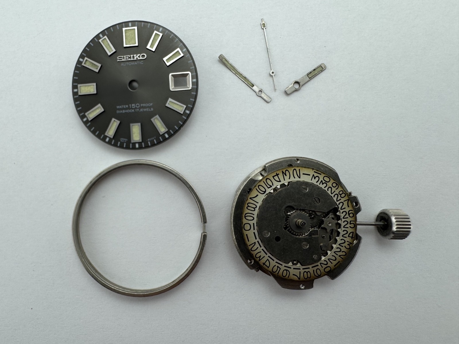 Seiko 6217-8000T Diver OEM 62Mas Dial, Movement, Hands 1965 Parts/Repair RARE!