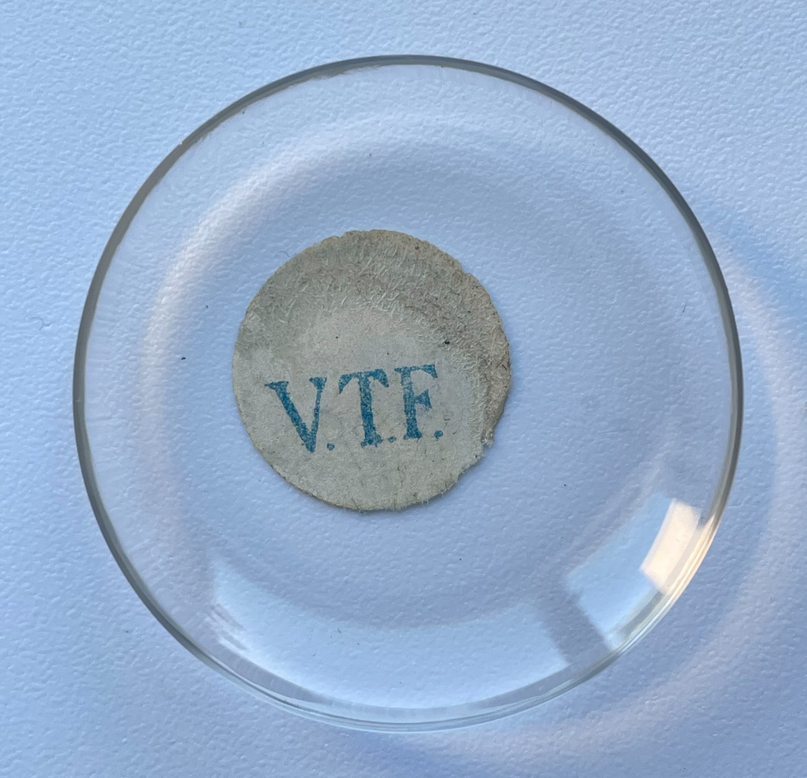 VTF NOS 11 3/4 36.7mm Round Domed Acrylic Watch Crystal Replacement Part Vintage