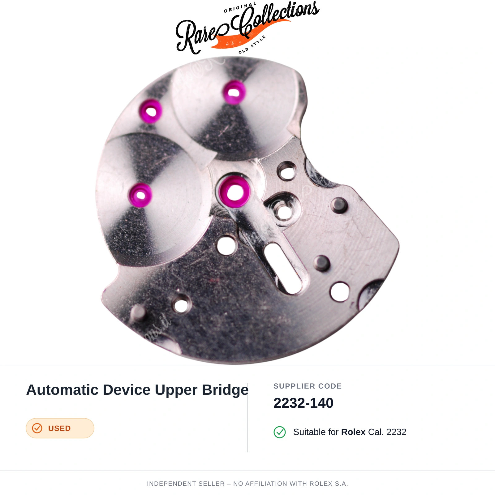 Automatic Device Upper Bridge for Rolex (cod. 2232-140) — Used Good Condition