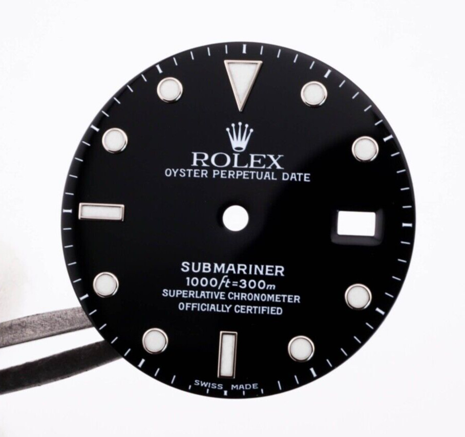 EXCELLENT Rolex Black Luminova Dial Submariner 16800 168000 16610 cal 3035 3135