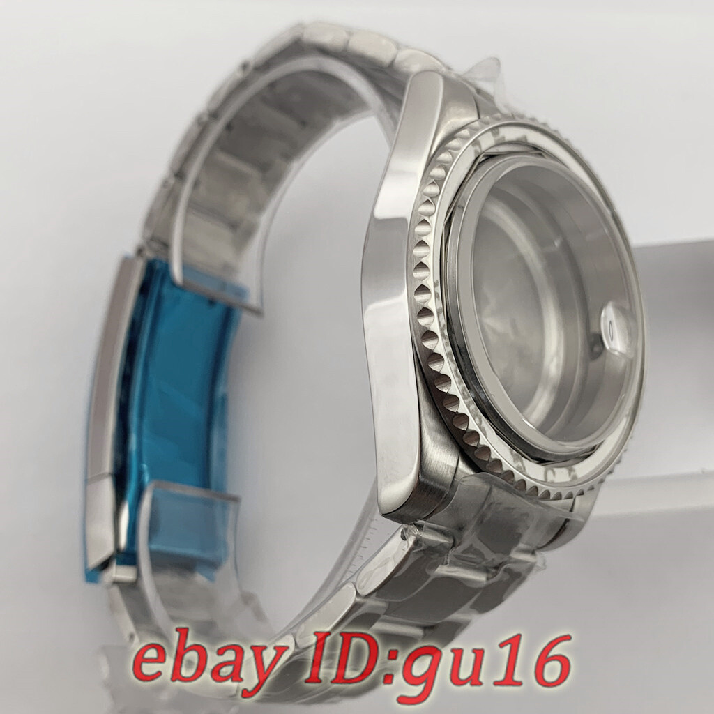 40mm Ceramic bezel Watch Case Fit NH34 NH35 NH36 ETA 2824/2836 Miyota 8215 821A