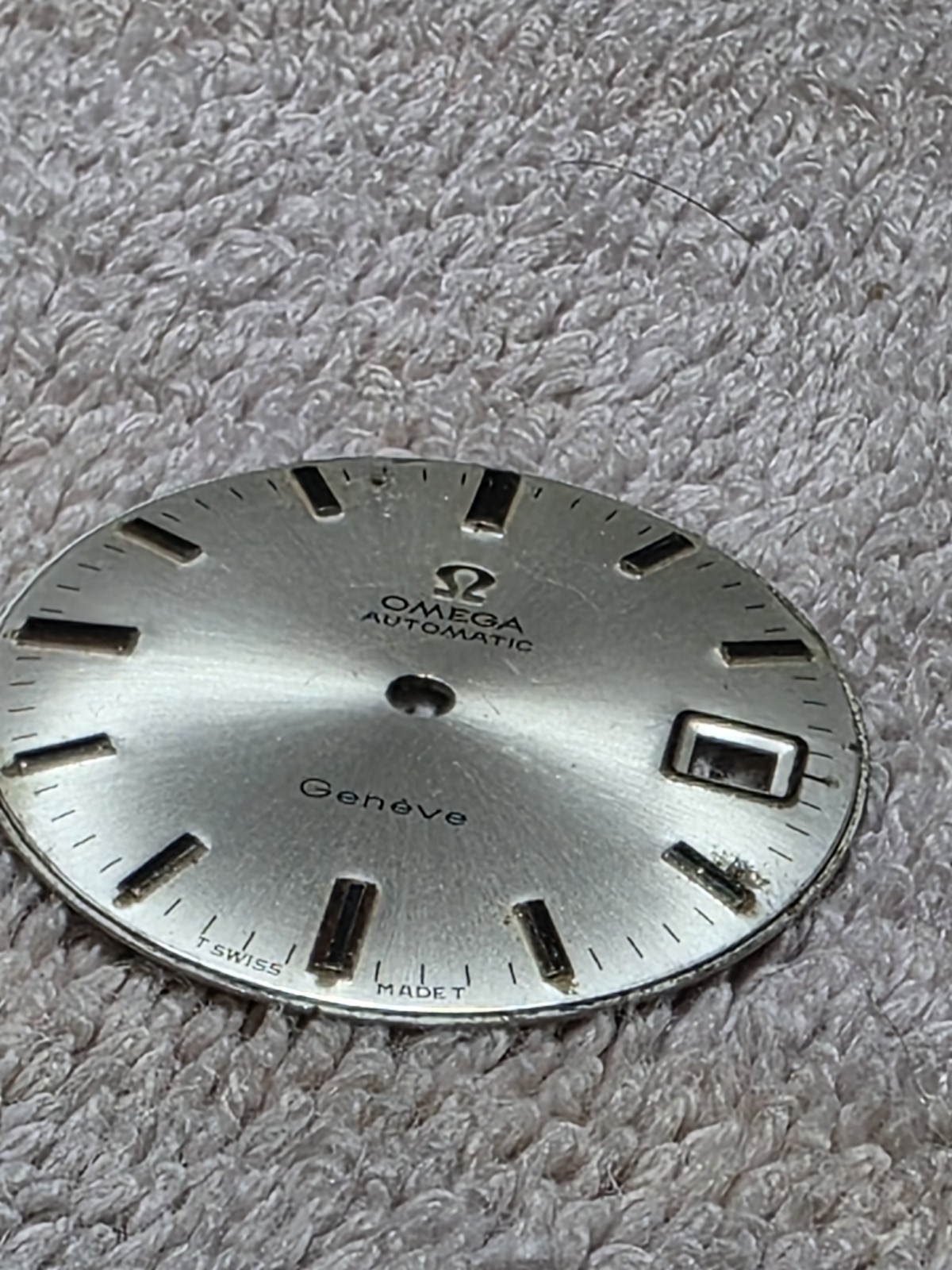 OMEGA 565 Automatic Geneve Dial Silver Needs Work