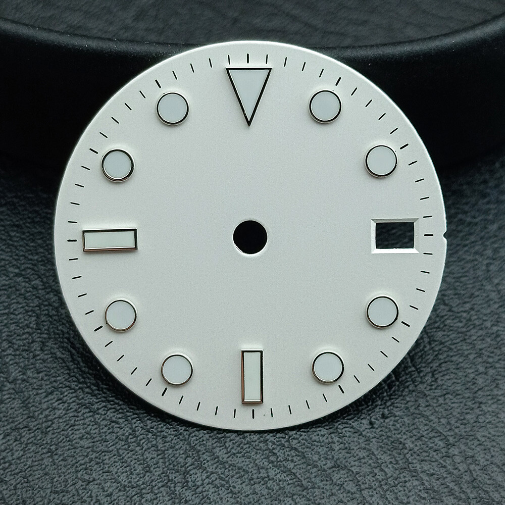 28.5mm nh35 dial green luminous for NH35/36 mechanical movements dial accessorie