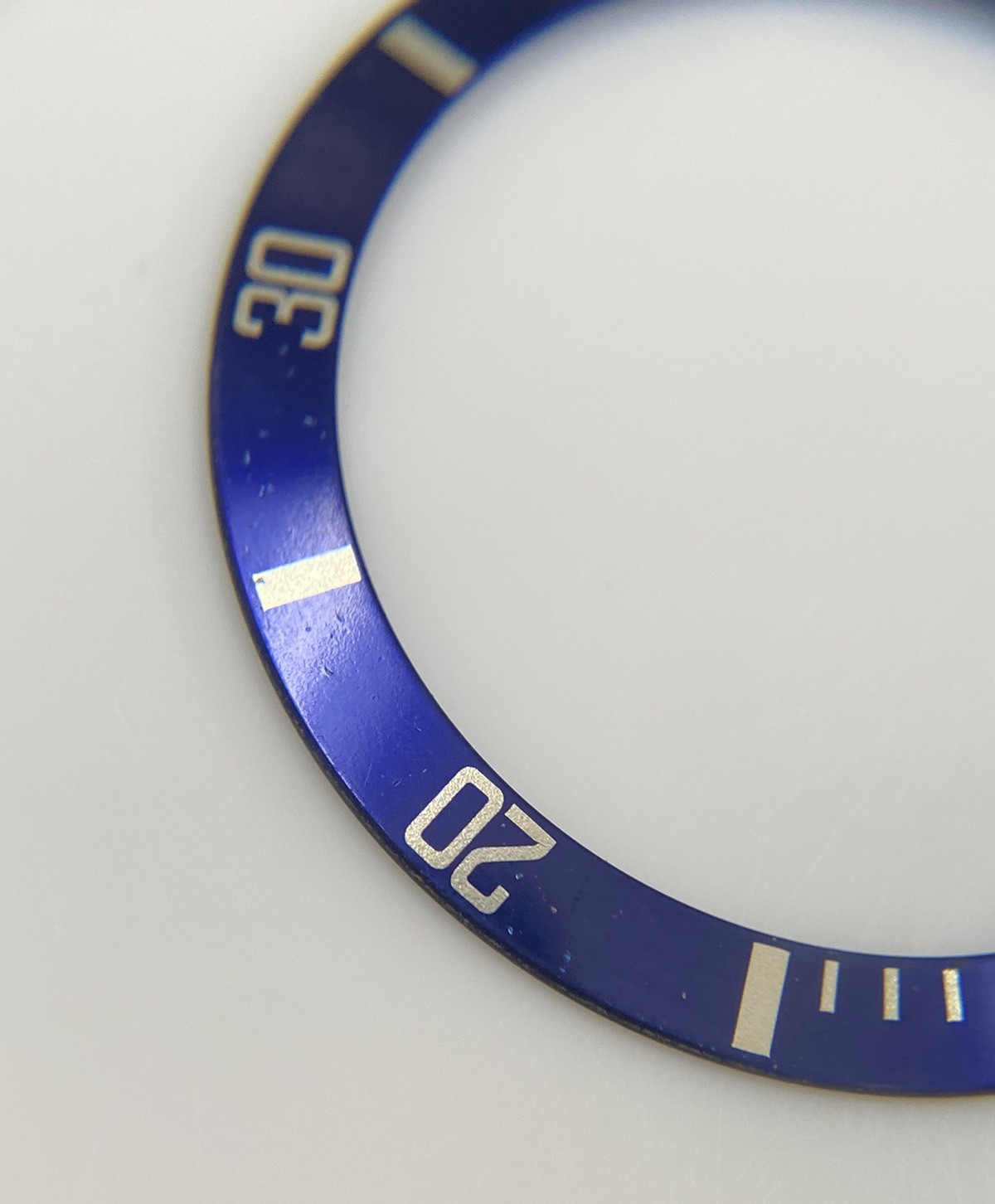 Genuine Rolex Submariner Blue/Yellow Bezel Insert/Pearl 16803 16613 16808 16818